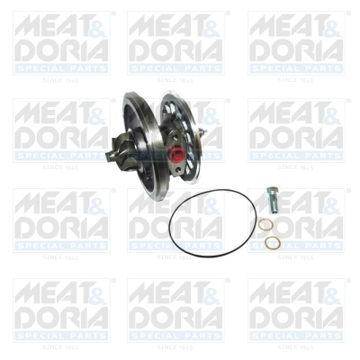 Core assembly, turbocharger